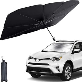 Car Windshield Sun Shade Umbrella Foldable Sun Visor Protector Sunshade for Car Windshield Sun Shade UV Rays Suitable for Most Cars