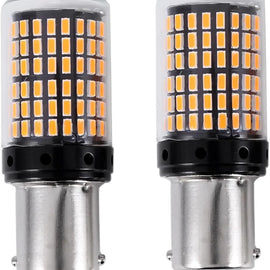 PY21W 144 SMD LED Turn Signal Light, Yellow, 12V, 2800 Lumens, for Automotive Indicator, Side Marker, Rear Light