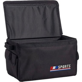Foldable Car Trunk Organizer Storage Box with Small Pockets and Slots